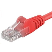 PremiumCord Patch kábel UTP RJ45-RJ45 CAT6 1m červený