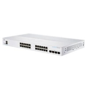 Prepínač Cisco CBS350-24T-4G, 24xGbE RJ45, 4xSFP, bez ventilátora - REFRESH