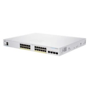 Prepínač Cisco CBS250-24FP-4G, 24xGbE RJ45, 4xSFP, PoE+, 370W - REFRESH