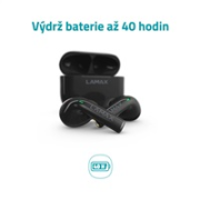 LAMAX Clips1 špuntová sluchátka - černé