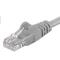 PremiumCord Patch kabel UTP RJ45-RJ45 CAT6 0.1m šedá