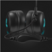 LAMAX Heroes Defender1 - náhlavní sluchátka - černá