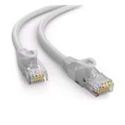 C-TECH kabel patchcord Cat6e, UTP, šedý, 10m