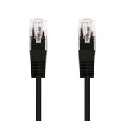 C-TECH kabel patchcord Cat5e, UTP, černý, 5m