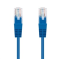 C-TECH kabel patchcord Cat5e, UTP, modrý, 0,25m