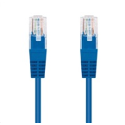 C-TECH kabel patchcord Cat5e, UTP, modrý, 0,5m
