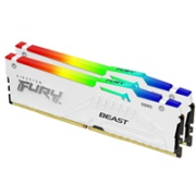 KINGSTON DIMM DDR5 (Kit of 2) FURY Beast White RGB EXPO 64GB 5200MT/s CL36