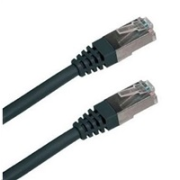 XtendLan patch kábel Cat5E, FTP - 0,5m, čierny (predaj po 10 ks)
