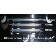 Ochrana sváru, zatavovací 40mm, vyztužení drátem 1mm - 25ks