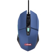 TRUST myš GXT 109B FELOX Gaming Mouse, optická, USB, modrá