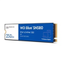 WD BLUE SSD NVMe 250GB PCIe SN580,Gen4 , (R:4000, W:2000MB/s)