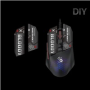 A4tech BLOODY W60 Max Mini, podsvícená herní myš, 12000 DPI, černá, USB