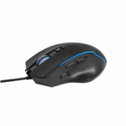 GEMBIRD myš RAGNAR RX300, podsvícená, 8 tlačítek, černá, 12 000DPI,  USB