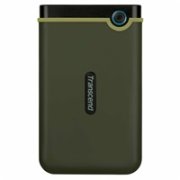 Externý pevný disk TRANSCEND 2,5" USB 3.1 StoreJet 25M3G, Slim, 1TB, čierny (SATA, gumové puzdro,