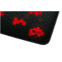 C-TECH herná podložka pod myš ANTHEA CYBER RED, 320x270x4mm, obšité okraje