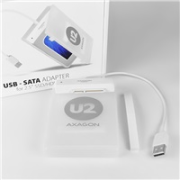 AXAGON ADSA-1S, USB 2.0 - SATA HDD/SSD adaptér vrátane. 2.5" puzdrá