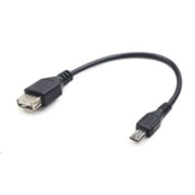 Kábel USB GEMBIRD 2.0 A-Micro B, OTG, 15 cm (F/M, pre tablet a smartfón)