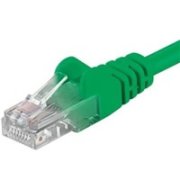 PremiumCord Patch kabel UTP RJ45-RJ45 CAT6 0.5m zelená