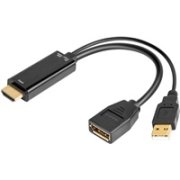 Adaptér PREMIUMCORD HDMI na DisplayPort s napájacím zdrojom
