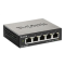 D-Link DGS-1100-05V2 5-portový gigabitový inteligentný riadený prepínač, bez ventilátora