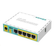 MikroTik RouterBOARD hEX PoE Lite, 650MHz CPU, 64MB RAM, 5x LAN, USB, PoE, 1x USB, vrátane. Licencia