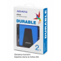 Externý pevný disk ADATA 1TB 2,5" USB 3.1 DashDrive Durable HD650, červený (gumový, odolný voči