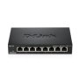 D-Link DGS-108 8-portový gigabitový stolný prepínač s kovovým puzdrom