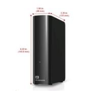 BAZAR - WD Elements Desktop 4TB Ext. 3.5" USB3.0, Black