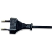 Napájací kábel MANHATTAN CEE 7/16 samec - C7 samica ("Euro 8"), 1.8 m (6 stôp)), Čierna