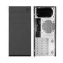 CHIEFTEC Elox Series HC-10B, Miditower, USB 3.0, čierna s predným panelom s dizajnom kefy na vlasy,