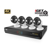 iGET HOMEGUARD HGNVK84904 - Kamerový systém s kamerami UltraHD 4K, IR LED, vonkajší, sada 4x kamera 
