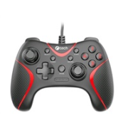C-TECH gamepad Theon pro PC/PS3, 2 programovatelná makro tlačítka, 2x analog, X-input, vibrační, 1