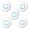 UBNT UniFi AP nanoHD, 5-PACK, bez PoE! [Inside AP, 2.4+5GHz (300Mbps+1733Mbps), MU-MIMO, 802.11a/b/g