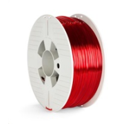 VERBATIM Filament pre 3D tlačiarne PET-G 2.85mm, 123m, 1kg červená priehľadná