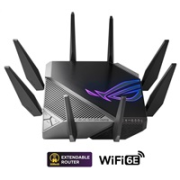 ASUS ROG Rapture GT-AX11000 (AXE11000) WiFi 6E Extendable Gaming Router, 2.5G port, Aimesh, 4G/5G