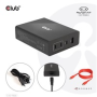 Cestovná nabíjačka Club3D 132W technológia GAN, 4xUSB-A a USB-C, PD 3.0 Podpora