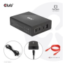Cestovná nabíjačka Club3D 132W technológia GAN, 4xUSB-A a USB-C, PD 3.0 Podpora