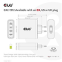 Club3D cestovní nabíječka 100W GAN technologie, 2xUSB-A a 2xUSB-C, PD 3.0 Support