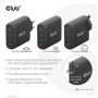 Club3D cestovní nabíječka 100W GAN technologie, 2xUSB-A a 2xUSB-C, PD 3.0 Support