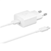 Cestovná nabíjačka Samsung EP-TA800XWE, rýchle nabíjanie 25 W, kábel USB-C, biela