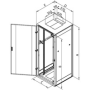 TRITON 19" stojanový rozvaděč 27U/600x800