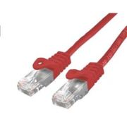 C-TECH kabel patchcord Cat6, UTP, červený, 0,25m