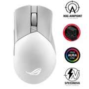 ASUS myš ROG GLADIUS III Wireless Aimpoint White (P711), RGB, Bluetooth, bílá
