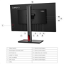 LENOVO LCD P25i-30 - 24.5",IPS,matný,16:9,1920x1080,250cd,4ms/6ms,1300:1,USB,HDMI,,DP,VGA,VESA,Pivot