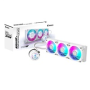 GIGABYTE vodní chladič AORUS WATERFORCE II 360I, 3x 120mm Fan, ARGB, Bílá