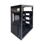 EUROCASE skříň ML N6-550B, Midi Tower, 1xUSB-C, 2xUSB 3.0, 2x audio, bez zdroje