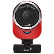 GENIUS Webcam QCam 6000/ červená/ Full HD 1080P/ USB2.0/ mikrofón