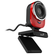 GENIUS Webcam QCam 6000/ červená/ Full HD 1080P/ USB2.0/ mikrofón