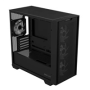 ASUS case A21 PLUS, Mini Tower, průhledná bočnice, 4x 120mm ARGB Fan, černá