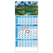 Plánovací kalendár ŠTANDARD 3M modrý 2025